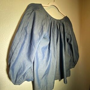 Madewell Womens Blouse Sz S Denim Style